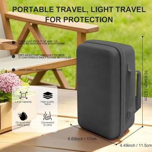 Hard Storage Case for YOTON Photo Printer 4"x6"/HPRT CP4000l 4x6 Printer.-Black in Kuwait