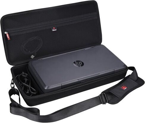 حقيبة سفر صلبة من مشوي لطابعة HP OfficeJet 200 المحمولة (CZ993A)، حافظة فقط (أسود) in Kuwait