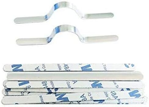 Elecrelive 50pcs Aluminum Strips Straps 8.5cm/3.34'' Nose Bridge Strip Nose Bridge Bracket DIY Wire for Mask Handmade Nose Clips Making Sewing and Crafting in Saudi Arabia