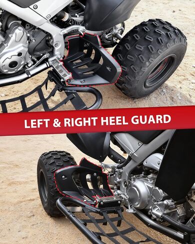واقي الكعب لـ Yamaha Raptor 700، واقيات الطين لمسند القدم اليسرى واليمنى، غطاء رفرف للقدم لـ Yamaha Raptor 700 700R 2013-2026، استبدال OEM #1PE-F1691-00-00، 1PE-F1621-00-00 in Kuwait
