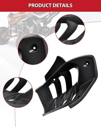 واقي الكعب لـ Yamaha Raptor 700، واقيات الطين لمسند القدم اليسرى واليمنى، غطاء رفرف للقدم لـ Yamaha Raptor 700 700R 2013-2026، استبدال OEM #1PE-F1691-00-00، 1PE-F1621-00-00 in Kuwait
