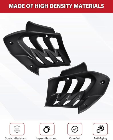 واقي الكعب لـ Yamaha Raptor 700، واقيات الطين لمسند القدم اليسرى واليمنى، غطاء رفرف للقدم لـ Yamaha Raptor 700 700R 2013-2026، استبدال OEM #1PE-F1691-00-00، 1PE-F1621-00-00 in Kuwait