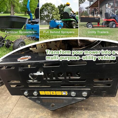 79108500 Trailer Hitch Kit Compatible with Gravely ZT HD, Compact-PRO, PRO-Turn Z/ZX, Ariens Zenith Models, Heavy Duty Towing Attachment for Lawn Care in Kuwait