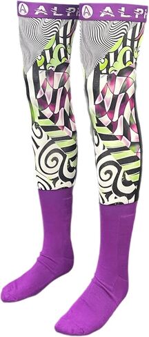 Alpha Thigh High Knee Brace Beatlejuice MX Motocross Socks Youth Small in Kuwait