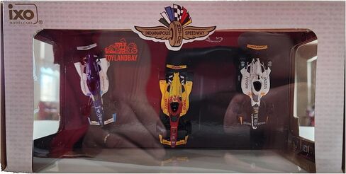 مجموعة IXO 2025 500 Podium 3-Car Victory Row Collectors Palou Malukas O'Ward بمقياس 1:64 نموذج دييكاست IND64030 11613 للبالغين قابل للجمع in Kuwait