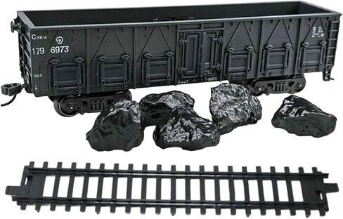 1:75 Train Accessories Model with Track Display Home Decor Present Collection Railway Train Set Simulation Toy for Birthday, Silver in Kuwait
