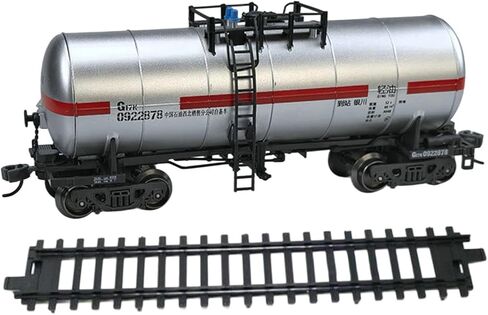 1:75 Train Accessories Model with Track Display Home Decor Present Collection Railway Train Set Simulation Toy for Birthday, Silver in Kuwait