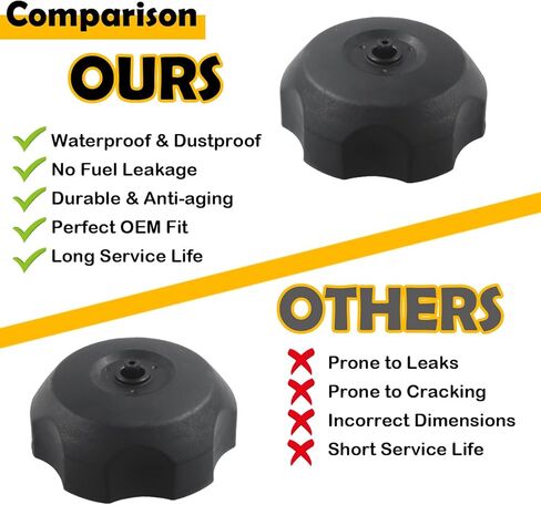 Fuel Gas Cap with Hose Compatible with Honda ATV Foreman 450 500, Rancher 350 400, Recon 250, Rincon 650 680, Rubicon 500, TRX250EX TRX250X TRX90 Series, Replace 17620-HF7-000 17620-HM8-A40 in Kuwait