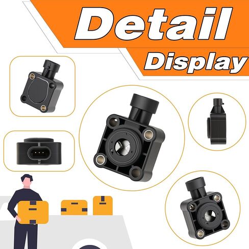 8M6005165 Throttle Position Sensor Indicator TPS Fit for Mercury and Mariner 75 90 115 150 200 225 250 DFI 300 V-135 V-150 V-175 V-200 HP EFI DFI Jet JP Pro XS PROMAX Outboard Engines 83295211 in Kuwait