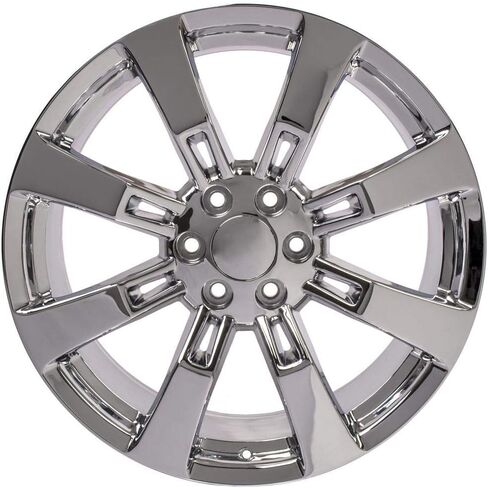 OE Wheels CA82 22 Inch Rims Fit Escalade Style 6x139.7 22x9 Chrome - Hollander 5409 (Set of 4) in Kuwait