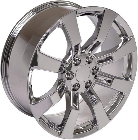 OE Wheels CA82 22 Inch Rims Fit Escalade Style 6x139.7 22x9 Chrome - Hollander 5409 (Set of 4) in Kuwait
