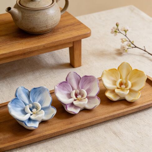 Phalaenopsis Orchid Flower Silicone Candle Mold,Orchids Flowers Balls Epoxy UV Resin Molds 3D Silicone Molds for Crafts Gummy Mold for Baking Making Chocolate Soap Wax Resin Casting DIY Aromatherapy in Kuwait