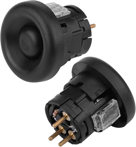 Aramox Transmission Overdrive Lockout Switch Shifter Button & Cap Bezel OEM Fit for Bronco Expedition 1992-2004 in Kuwait
