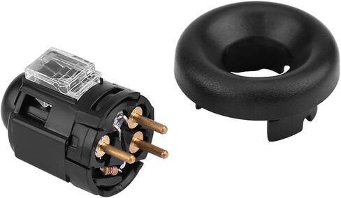 Aramox Transmission Overdrive Lockout Switch Shifter Button & Cap Bezel OEM Fit for Bronco Expedition 1992-2004 in Kuwait