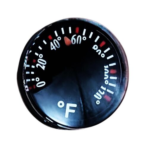 Mini Thermograph,Circular Real-Time Monitoring Clear Display,Car Interior Small Temperature Meter - for SUV RV Greenhouse Garden Kitchen Bedroom in Kuwait