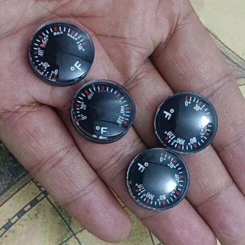 Indoor Thermograph - Circular Vehicle Decoration | Analog Temperature Gauge for Car,for SUV RV Greenhouse Garden Kitchen Bedroom in Kuwait