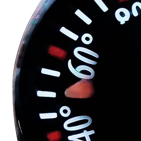 Indoor Thermograph - Circular Vehicle Decoration | Analog Temperature Gauge for Car,for SUV RV Greenhouse Garden Kitchen Bedroom in Kuwait