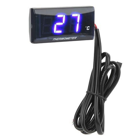 16mm Temp Sensor Motorcycle Temperature Motorcycle LIM Temperature with 16mm TeeDesign for MotorcyclesPrecise Engine Monitoring Rature D (Blue Backlight) in Kuwait