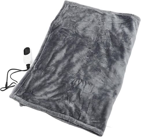 Gazaar Car Heating Blanket 12V Soft Warm Flannel Fast Heating Electric Blanket for Camping Road Trips 100x75cm in Kuwait