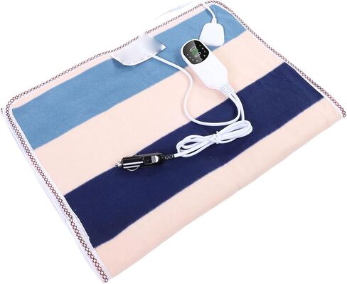 Aramox Heated Car Blanket, Soft Flannel Electric Throw with 9 Heat Settings and 3 Timer Options for Winter Travel SUV RV in Kuwait