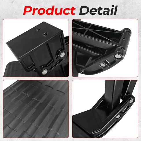 Retractable Bed Step for Toyota Tacoma 2012-2023, Tailgate Bumper Step Replace PT392-35100, Heavy Duty Aluminum Foldable Truck Step in Kuwait