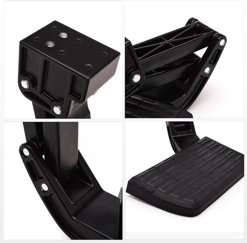 PT392-34140 Retractable Truck Bed Step Fit for 2014-2021 Toyota Tundra Rear Bumper Tailgate Step Heavy Duty Aluminum Bed Step Replace PT392-34140 in Kuwait