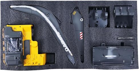 TOUCAN RC HOBBY 1/14 EC160E KIT سبيكة RC حفارة هيدروليكية تحكم لاسلكي حفارات محرك بدون فرشاة مركبة هندسية غير مجمعة للأعمار من 14 عامًا فما فوق in Kuwait