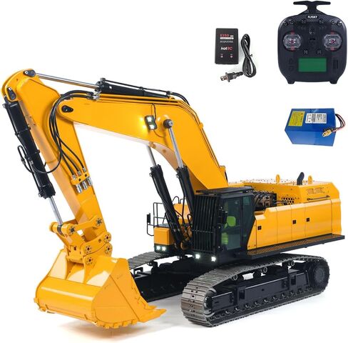 TOUCAN RC HOBBY US in Stock 1/12 RC حفارة ثقيلة هيدروليكية 395F حفار معدني للتحكم عن بعد نموذج نهائي 1.0L مضخة مزدوجة Paladin PL18EV LITE راديو للبالغين in Kuwait