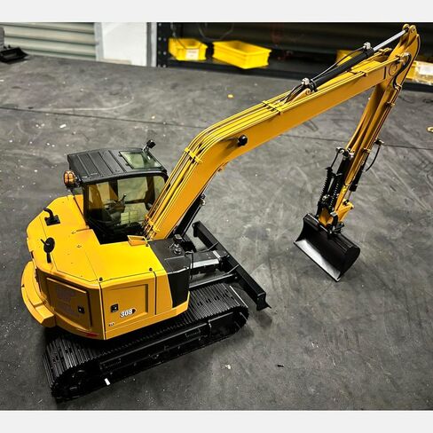 TOUCAN RC HOBBY 1/14 C308 RC حفارة هيدروليكية 4 صمام التحكم عن بعد مركبة البناء تمديد الذراع فرش السيارات لا أصوات شاحن in Kuwait