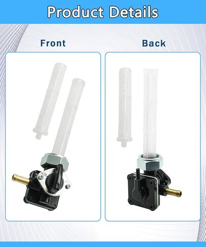 صمام الوقود 61338-02 بيتكوك يناسب هارلي ديفيدسون FLSTF FXDL FLHT FLST FXSTB FLHR FXST 2002-2006، مخرج بيتكوك الأيسر in Kuwait