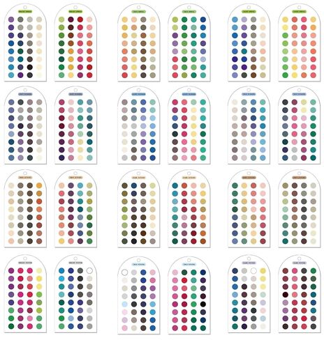 Ultimate 12 Season Color Analysis Cards,All 12 Color Seasonal Set,Portable Color Matching Guide for Outfits & Makeup,Double-Sided Palette in Kuwait