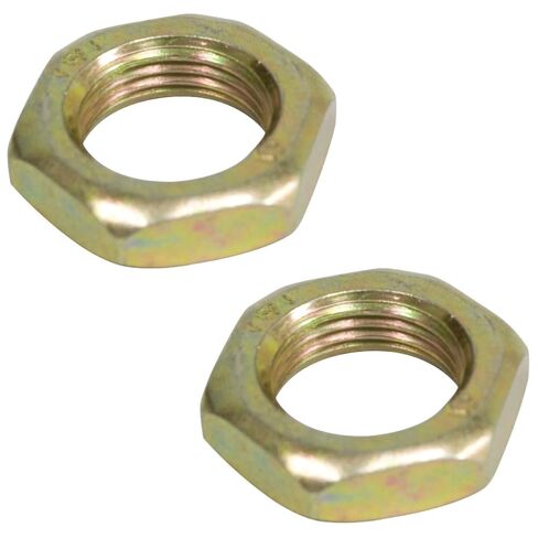 Right Spindle Hex Nuts, Pair - 27mm Hex, M18 x 1.5 LH Thread | 111-405-672 in Kuwait