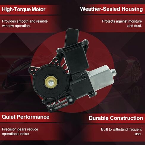 Front Left Window Motor Compatible with GMC Sierra 1500/2500/3500 HD Yukon XL Chevrolet Silverado 1500/2500/3500 HD Tahoe Cadillac Escalade ESV 2014-2021 Driver Side Replaces OE 22921493 in Kuwait