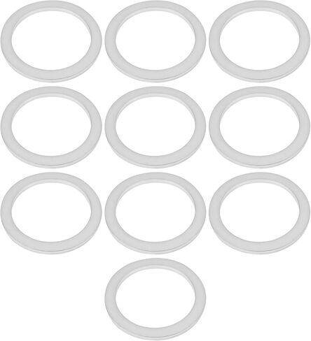 10Pcs Aluminium Oil Sump Plug Washers 20x24x1.5mm Compatible with BMW R1250 2019-2024 in Kuwait