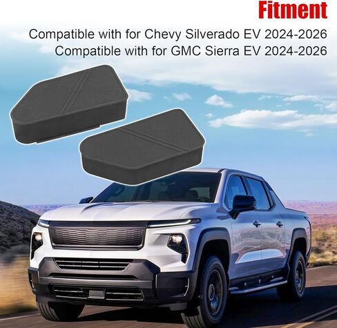 Truck Bed Rail Stake Pocket Plugs Covers Compatible with for 2024 2025 2026 Chevy Silverado EV 2024 2025 2026 GMC Sierra EV Rear Truck Tonneau Covers Cargo Bed Rail Stake Holes Caps Cover in Kuwait