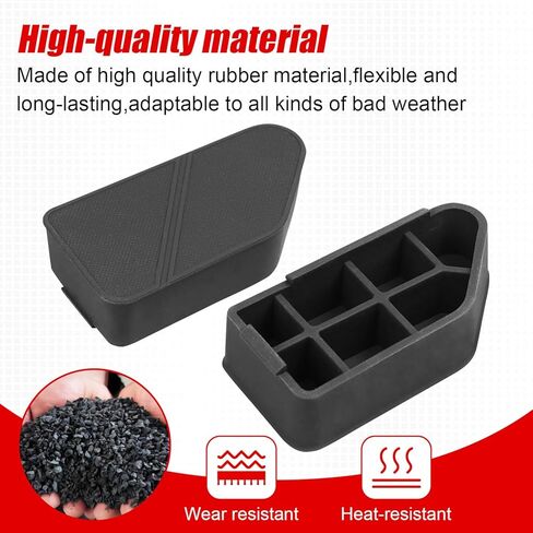 Truck Bed Rail Stake Pocket Plugs Covers Compatible with for 2024 2025 2026 Chevy Silverado EV 2024 2025 2026 GMC Sierra EV Rear Truck Tonneau Covers Cargo Bed Rail Stake Holes Caps Cover in Kuwait