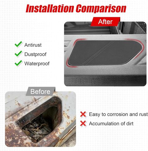 Truck Bed Rail Stake Pocket Plugs Covers Compatible with for 2024 2025 2026 Chevy Silverado EV 2024 2025 2026 GMC Sierra EV Rear Truck Tonneau Covers Cargo Bed Rail Stake Holes Caps Cover in Kuwait