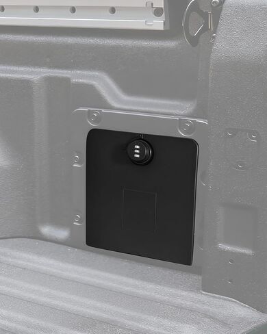 SAUTVS Bed Security Lockbox Cover with Code Lock for Ford Maverick XL, Rear Side Organizer Storage Box Panel Cargo Storage Bin Cover for 2022-2025 Ford Maverick Accessories, Password Protected in Kuwait