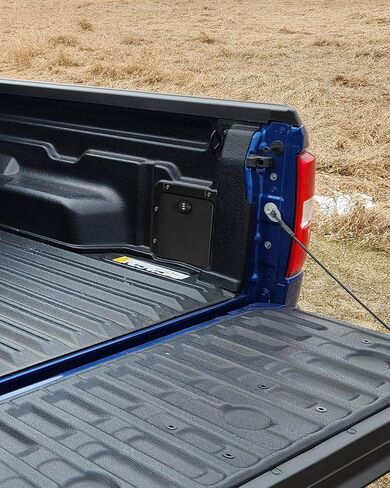 SAUTVS Bed Security Lockbox Cover with Code Lock for Ford Maverick XL, Rear Side Organizer Storage Box Panel Cargo Storage Bin Cover for 2022-2025 Ford Maverick Accessories, Password Protected in Kuwait