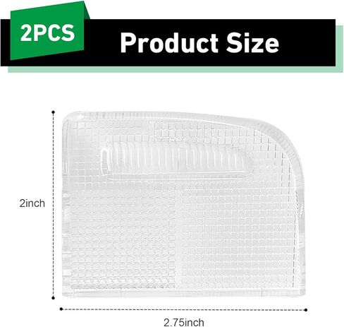 WZP Interior Dome Light Cover, Reading Roof Map Dome Light Lens Cover, 34401-SDA-A21 34402-SDA-A21, Compatible with Honda Accord Hybrid Civic Element Odyssey Pilot Ridgeline with Sunroof Only (White) in Kuwait