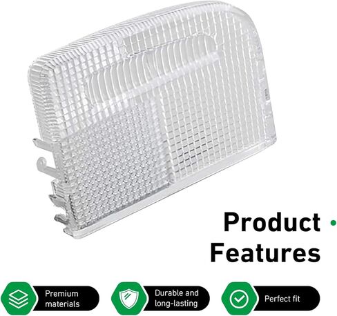 WZP Interior Dome Light Cover, Reading Roof Map Dome Light Lens Cover, 34401-SDA-A21 34402-SDA-A21, Compatible with Honda Accord Hybrid Civic Element Odyssey Pilot Ridgeline with Sunroof Only (White) in Kuwait