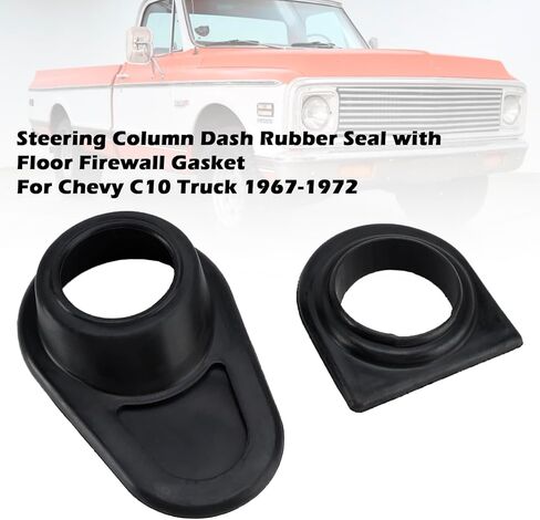 سدادة مطاطية لعمود التوجيه لشاحنة Chevy C10 1967-1972 - مجموعة حشية جدار الحماية الأرضية مكونة من 2 in Kuwait