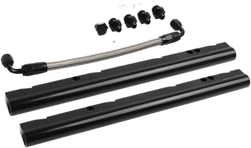 Black Billet Fuel Rail Kit 6AN FPR-1045 Compatible With LS1 LS6 Intake Manifold in Kuwait