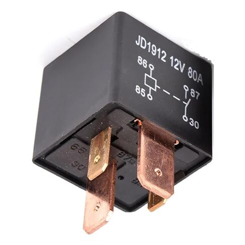 JD1912 Automotive Relay, 12V 80A Heavy Duty Waterproof, 4 Pin Car Relay with High Current Switching Capacity in Kuwait