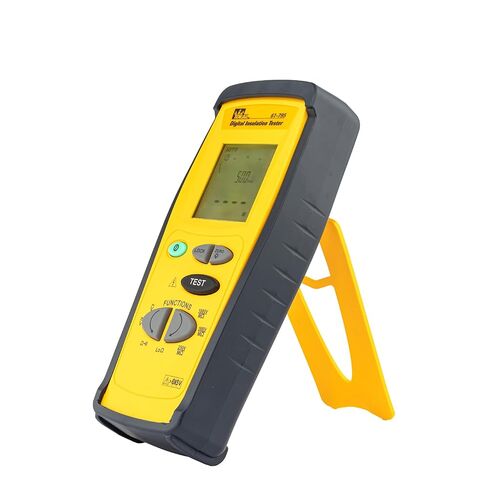 جهاز اختبار العزل المحمول باليد 61-795 من IDEAL Electrical، جهد اختبار 250/500/1000 فولت، أصفر، للخدمة العامة in Saudi Arabia