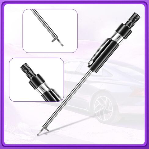 EupHHonycs Brake Pad Gauge, Brake Measuring Tool, Car Brakes Pad Thickness Gauge, Measuring Tool with Scale for Internal External Brakes Shoe Tester Detection Pen in Kuwait