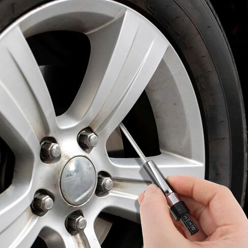 EupHHonycs Brake Pad Gauge, Brake Measuring Tool, Car Brakes Pad Thickness Gauge, Measuring Tool with Scale for Internal External Brakes Shoe Tester Detection Pen in Kuwait
