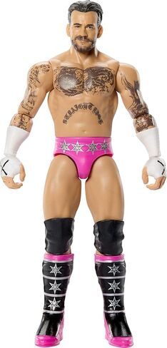 شخصية Mattel WWE CM Punk Action، سلسلة الحدث الرئيسي #164، نجم سوبر قابل للجمع مقاس 6 بوصات مع 14 نقطة مفصلية ومظهر يشبه الحياة in Kuwait