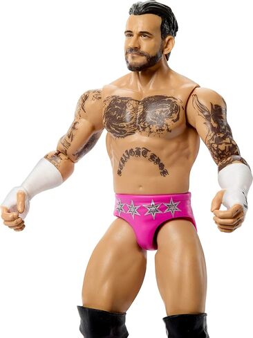 شخصية Mattel WWE CM Punk Action، سلسلة الحدث الرئيسي #164، نجم سوبر قابل للجمع مقاس 6 بوصات مع 14 نقطة مفصلية ومظهر يشبه الحياة in Kuwait