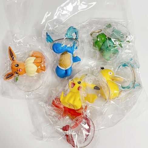 6Pcs Pokemon Collectible Figures, Exquisite Model Ornaments, Creative Anime Peripheral Gifts for Fans in Kuwait